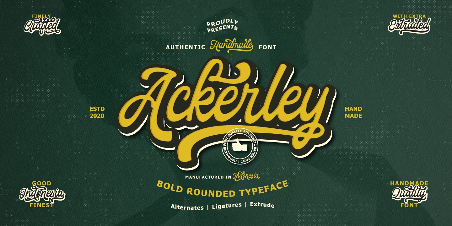 Font Ackerley Script